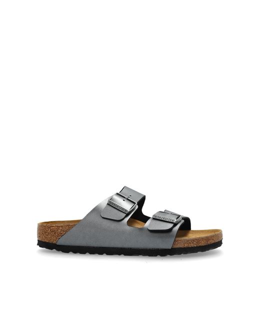 Birkenstock White Slides Arizina Bs