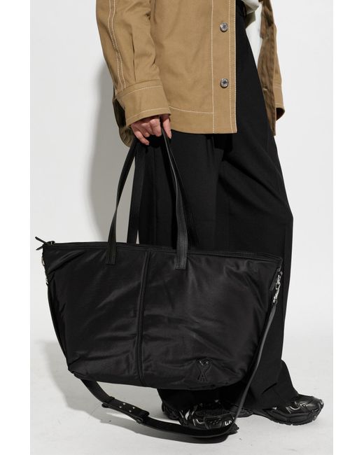 AMI Black Shopper-Type Bag