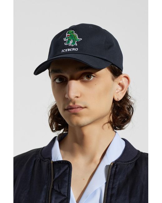 Iceberg Blue Baseball Cap for men