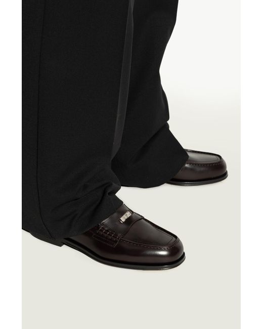 DSquared² Black Leather Loafers