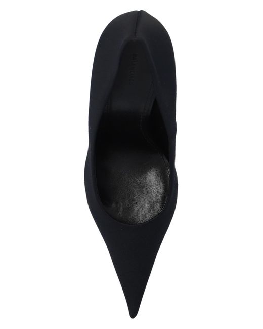 Balenciaga Black 'knifee Pump' Stiletto Pumps,