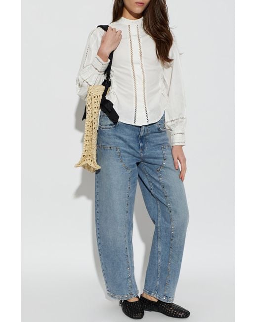 AllSaints White 'Frances' Shirt