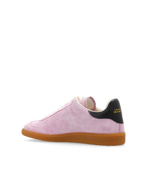 Isabel Marant Beth Mixed Leather Triple-Grip Sneakers in