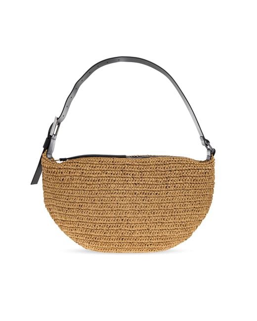 AllSaints Brown Shoulder Bag 'Luna Paper'