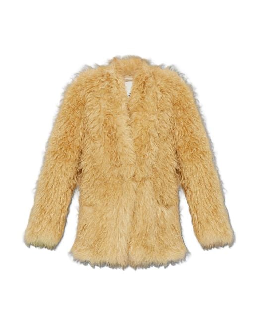 Isabel Marant Natural Faux Fur 'Ylae'