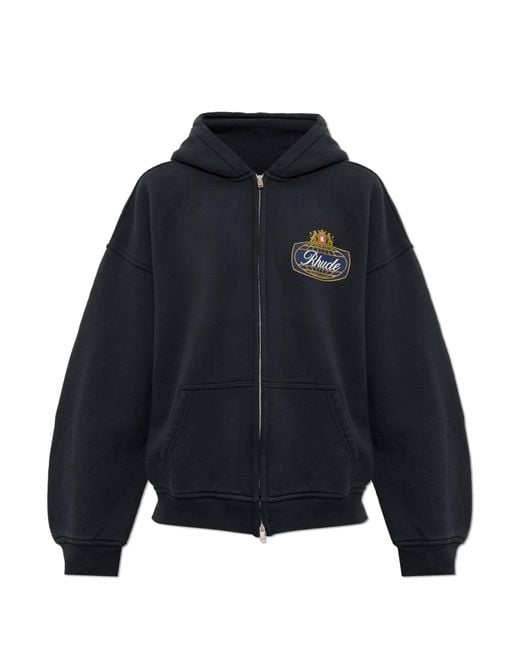 Rhude Blue 'Oversize' Sweatshirt for men