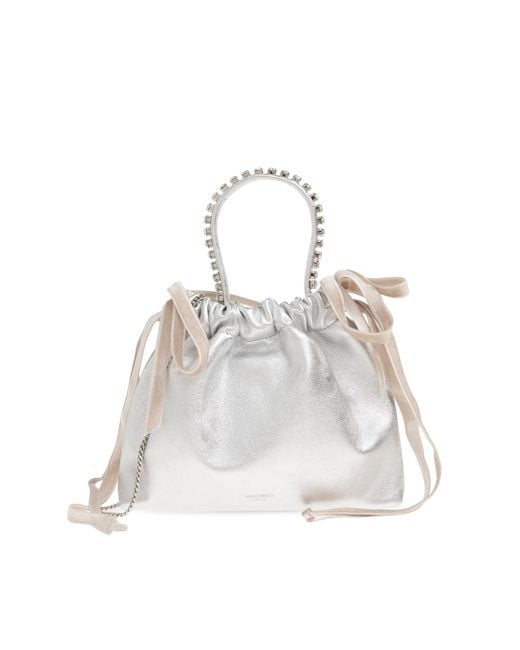 Jimmy Choo Metallic Handbag 'Drawstring Mini'