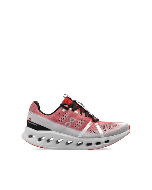 On Shoes Pink Training Shoes Cloudsurfer
