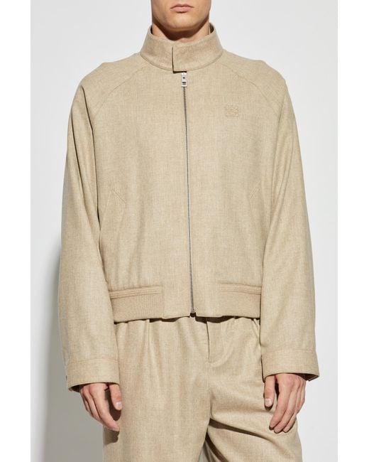 Loewe Natural Jacket With A Stand-Up Collar for men