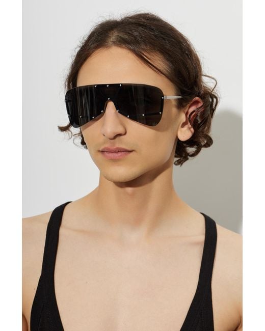 Rick Owens Gray Sunglasses for men