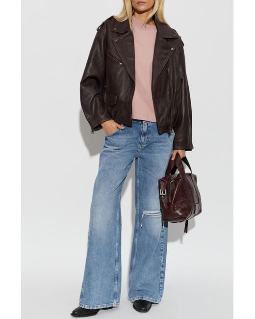 AllSaints Pink T-Shirt 'Trip Lisa'