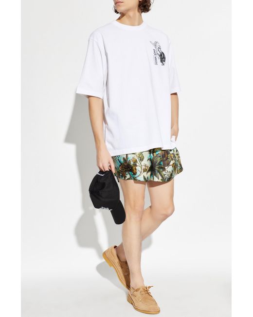 DSquared² White T-Shirt With Logo for men