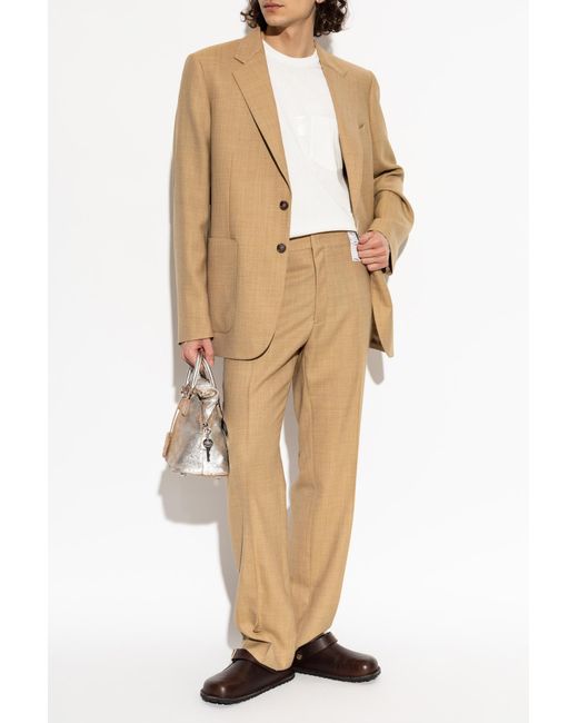 MM6 by Maison Margiela Natural Wool Blazer for men