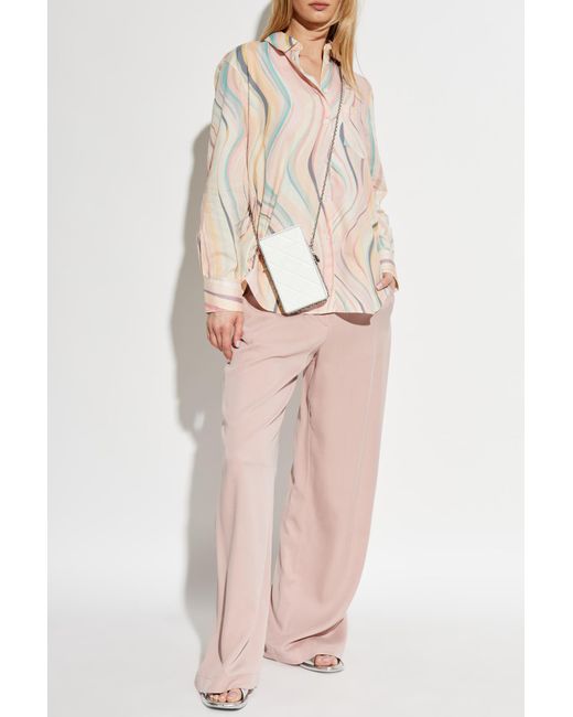 Paul Smith Pink Trousers With Pockets