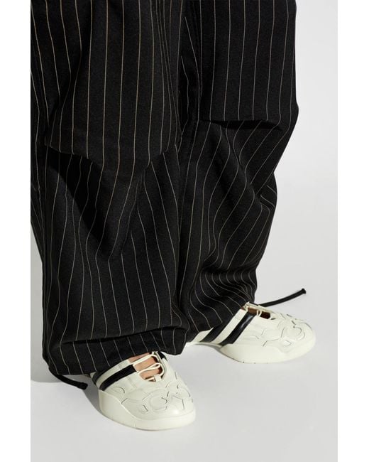 Y-3 White 'Regu Mary Jane' Sports Shoes for men