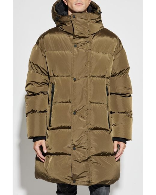 DSquared² Natural Long Down Jacket, for men