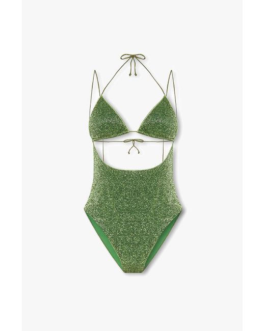 Oséree Onepiece Swimsuit in Green Lyst