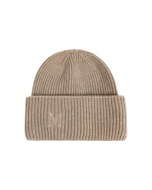 Max Mara Natural Cashmere Hat 'Retina'