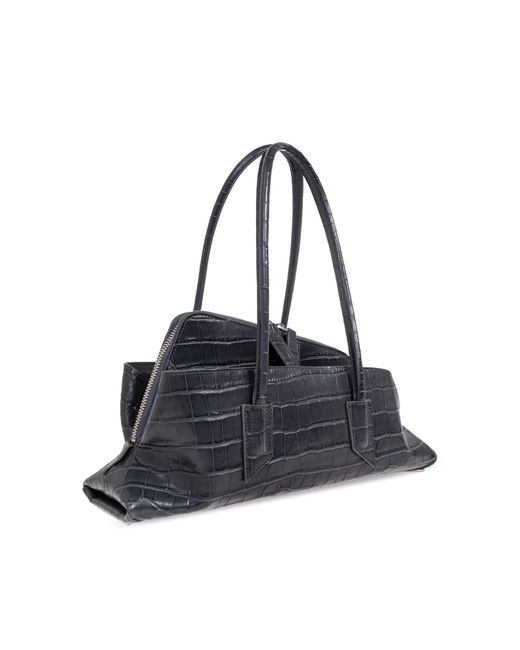 The Attico Black Handbag 'La Passeggiata Small'