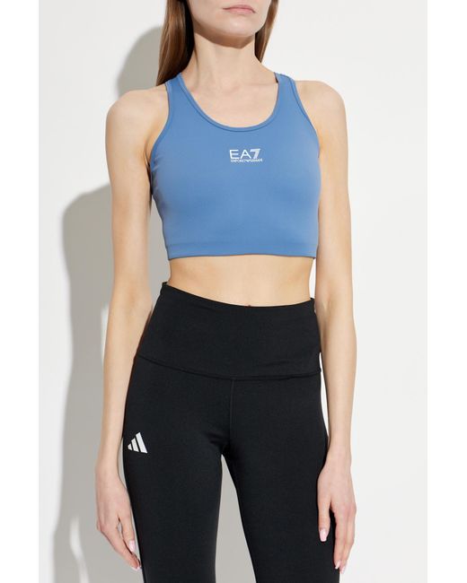 EA7 Blue Short Training Top