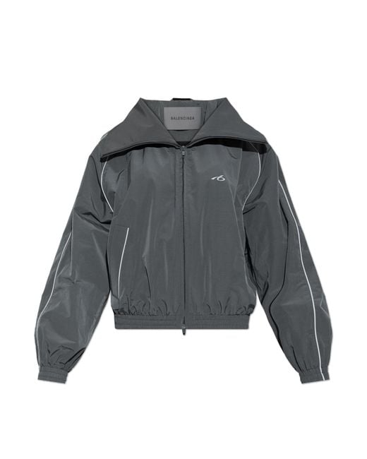 Balenciaga Gray Jacket With Logo