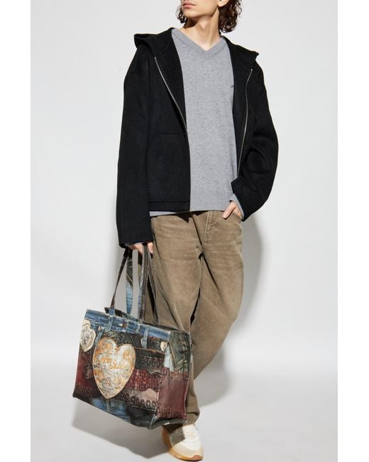 Acne Studios Men's Black Wool Sweatshirt