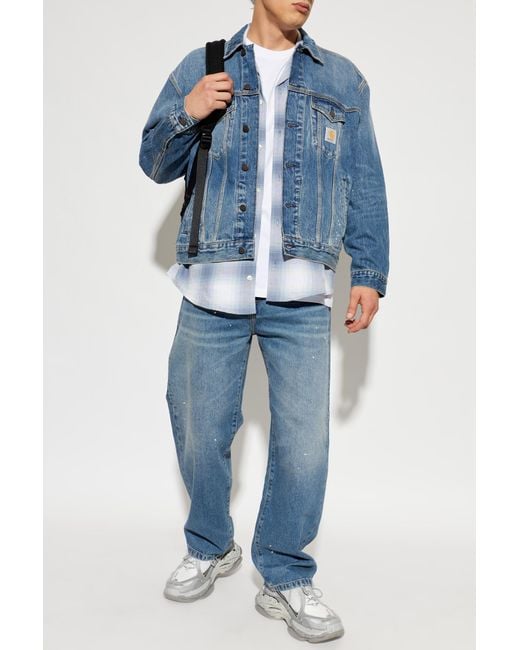 Carhartt Blue "Helston" Jacket for men
