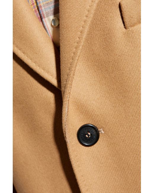 DSquared² Natural Wool Coat for men