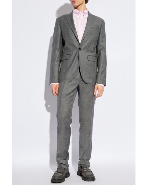 DSquared² Gray Wool Suit for men