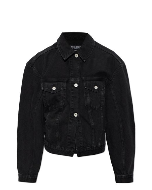 Jacquemus Black Denim Jacket