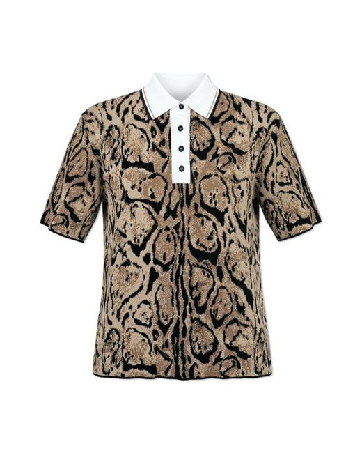 Stella McCartney Brown Polo 'Cloud'