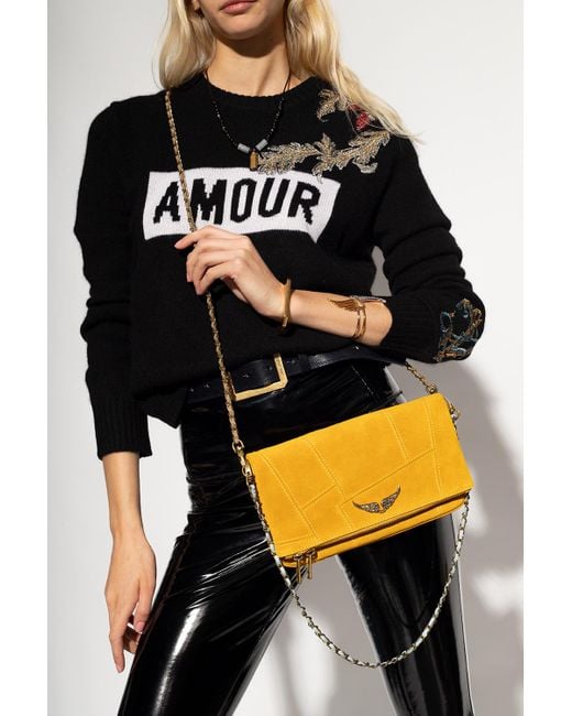 Zadig & Voltaire 'rock' Shoulder Bag in Black Lyst