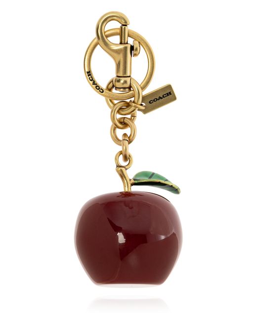 COACH Metallic Keychain With Charm