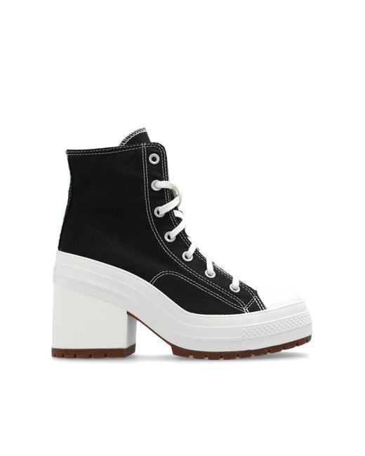 Converse Black 'chuck 70 De Luxe Heel' Heeled Boots,