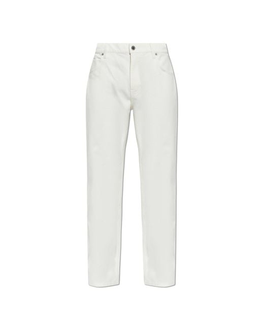 Balmain Blue Jeans With Slightly Tapered Legs for men
