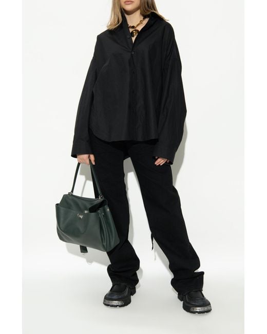 Balenciaga Black "Tractor" Loafers