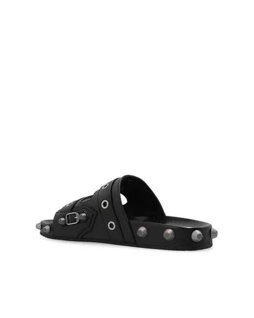 Balenciaga cagole Slides in Black for Men Lyst