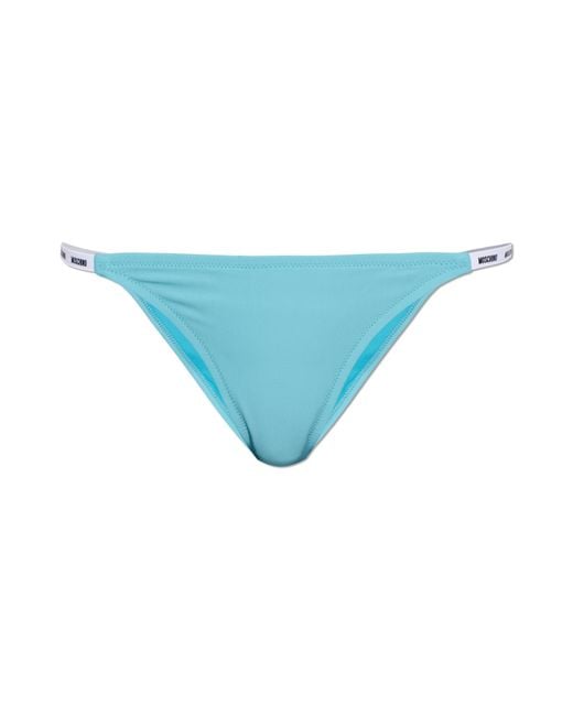 Moschino Blue Bikini Bottom