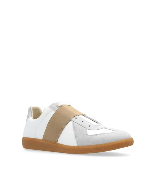 Maison Margiela White ‘Replica’ Sneakers for men