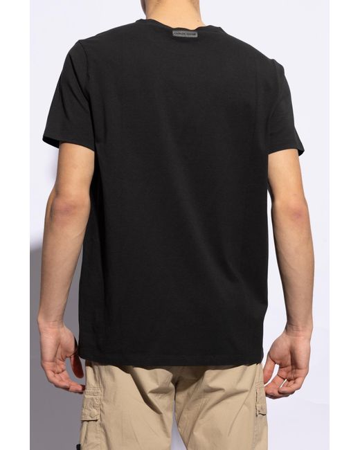 Canada Goose Black 'emersen' T-shirt With Logo, for men
