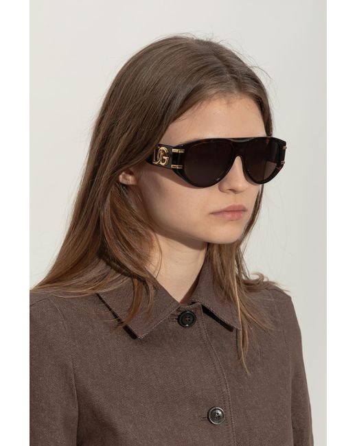 Dolce & Gabbana Brown Sunglasses