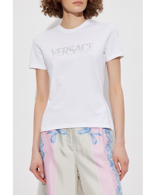 Versace White T-Shirts