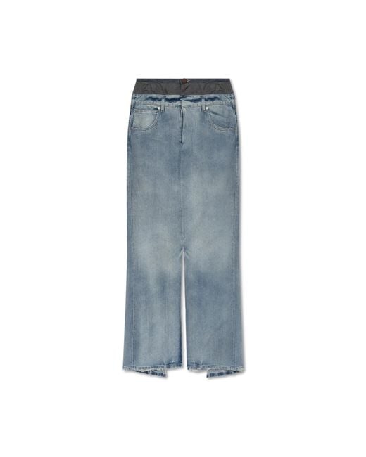 Maison Margiela Blue Denim Skirt