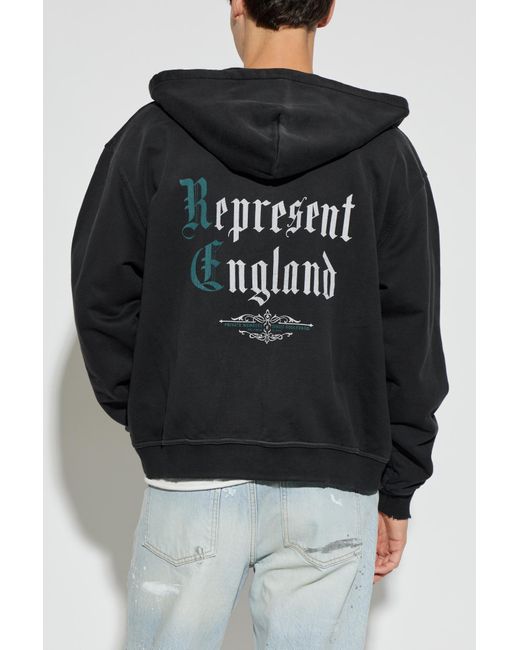 Represent Blue Hoodie for men