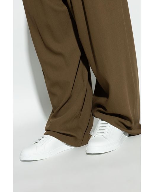 Dolce & Gabbana White "Portofino" Sports Shoes for men
