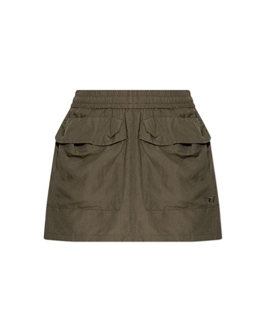DIESEL Green Skirt 'O-Cean-S2'