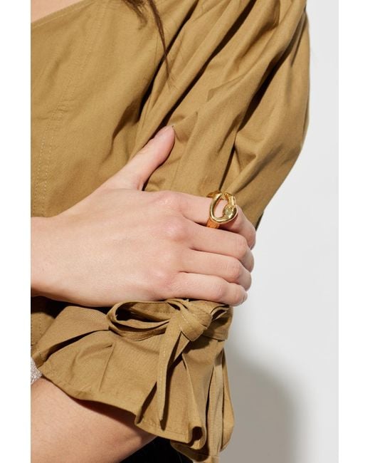 Chloé Metallic 'Tropicus' Ring