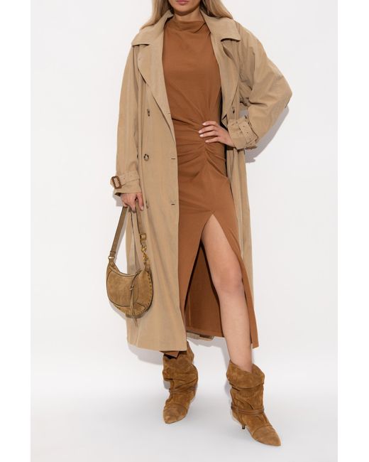 Isabel Marant Brown Suede Heeled Ankle Boots 'Edrika'