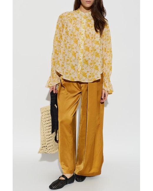 AllSaints Yellow 'Lola' Trousers