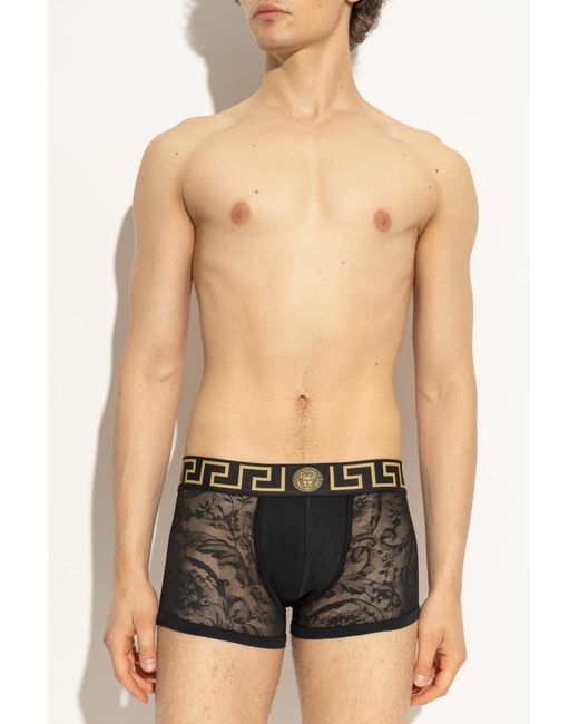 Versace Black Lace Boxers for men
